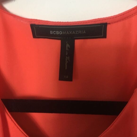 BCBGMAXAZRIA SZ XS Steacy Ruffle Tank Top - Picture 5 of 6